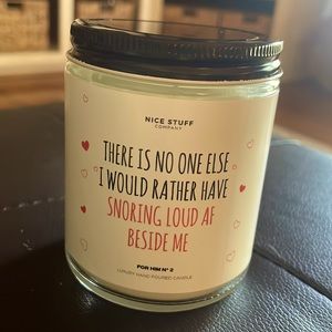 Hand poured candle